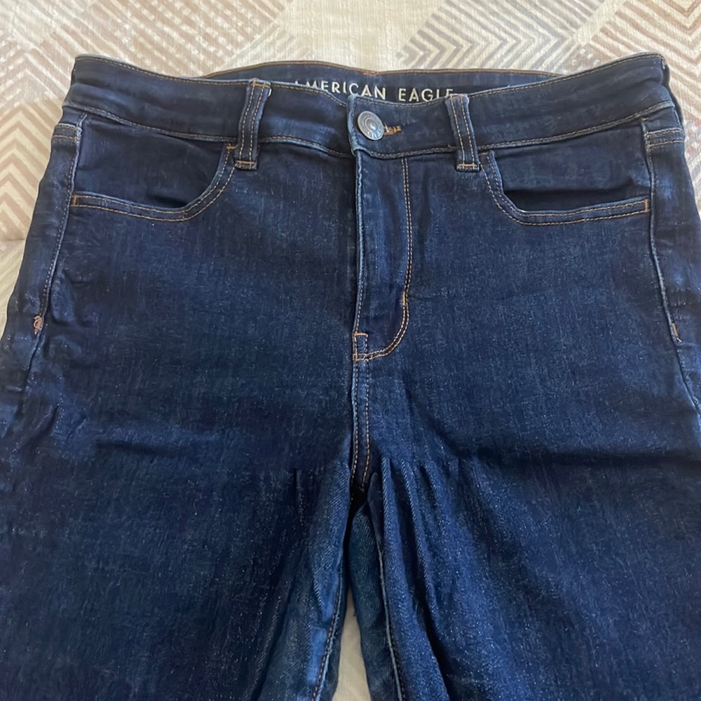 AE American Eagle high rise jegging jeans - 10 short
